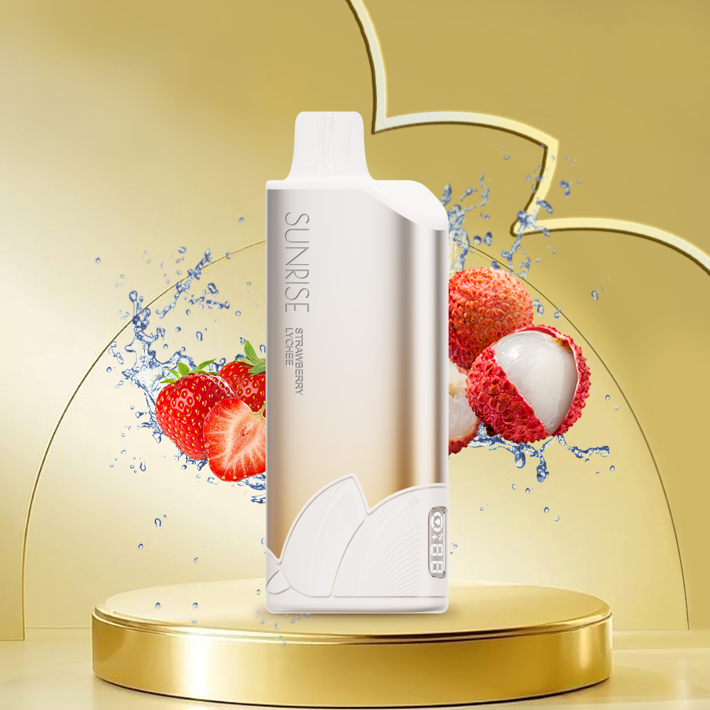 Groo Sunrise 10000 Puffs - Strawberry-Lychee